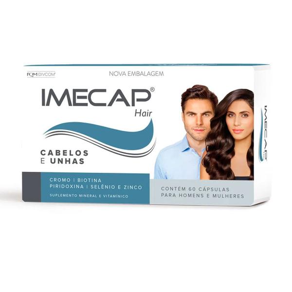 Imecap Hair com 60 Cápsulas - Divcom