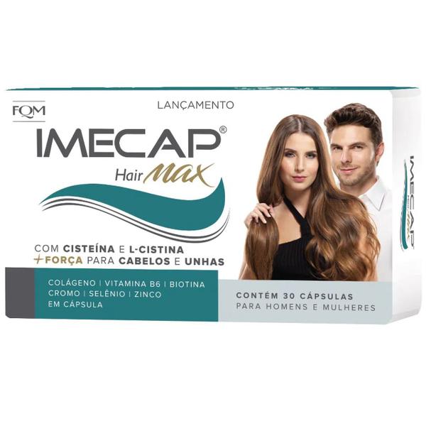 Imecap Hair Max com 30 Cápsulas - Divcom