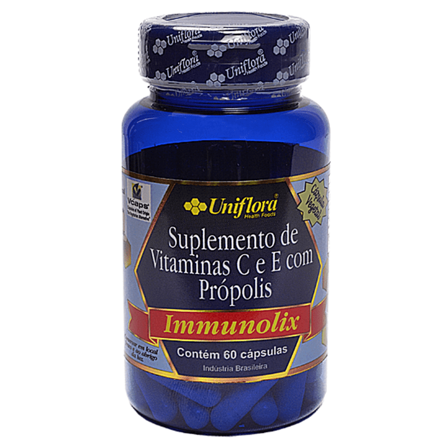 Immunolix Suplemento de Vitaminas C e E com Própolis (60 Cápsulas)