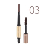3in 1 Automatic Rotating One-shot Double-headed Eyebrow Pencil