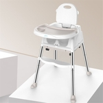 3-in-1 Multi-function Baby Dining Chair Foldable Portable Baby Chair Seat without Cushion
