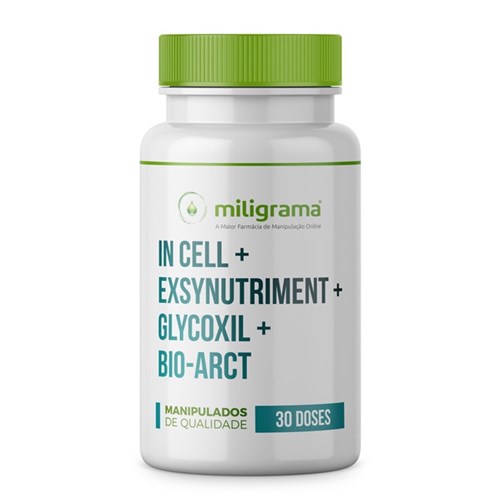 In Cell 500Mg + Exsynutriment 150Mg + Glycoxil 100Mg + Bio-Arct 100Mg Cápsulas - 30 Doses