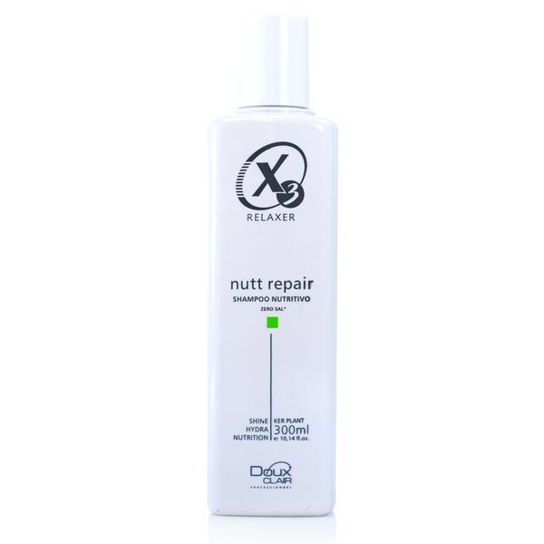 INATIVO Doux Clair X3 Relaxer Shampoo Nutritivo Nutt Repair - Sem Sal 300ml - Doux Clair
