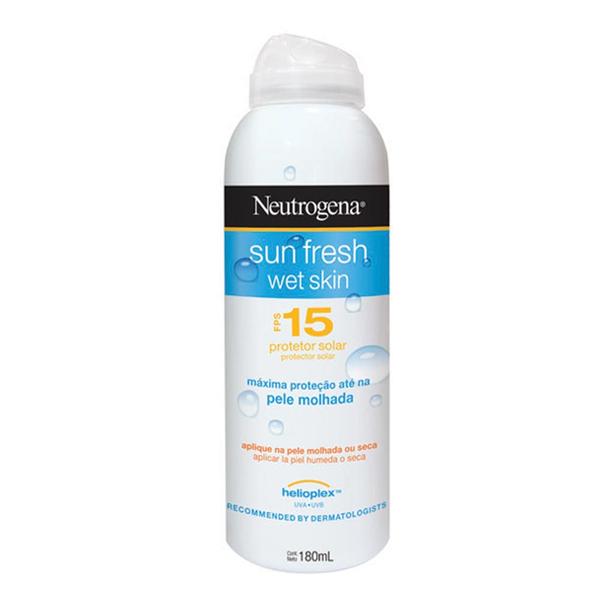 INATIVONeutrogena Protetor Solar Sun Fresh Wet Skin FPS 15 - 180ml - Neutrogena