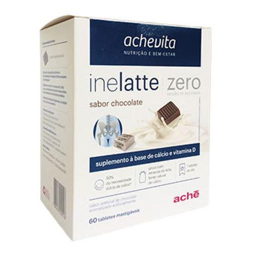Inelatte Zero Sabor Chocolate C/ 60 Tabletes Mastigáveis