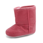 Infante recém-nascido Inverno Antiderrapante quente botas botas de neve das crianças Flat Shoes