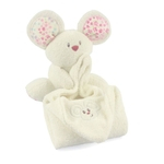 Infante recém-nascido macio calmante Toalha pequeno presente Boneca Toy mouse