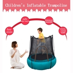 Infantil Indoor Trampoline pequeno trampolim Foldable118CMX118CMX112CM