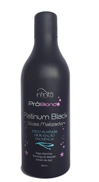 Infinitá Platinium Black Gloss Matizador Pró Blond 500ml - Infinitá Cosmeticos