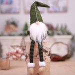 Início Pingente bonito Forma decorativa do Natal Mini Faceless boneca