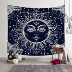 Início Sun Pattern Hanging Tapestry para Casa Decoração Wall