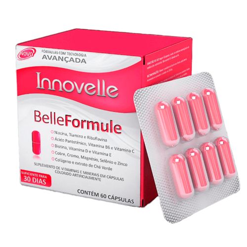 Innovelle Belle Formule (cápsulas da Beleza). 60 Cápsulas