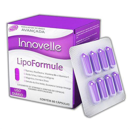 Innovelle Lipo Formule Redução de Medidas - 60 Cápsulas