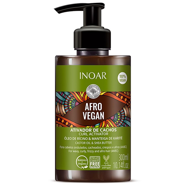 Inoar Afro Vegan Ativador de Cachos Vegano 300ml