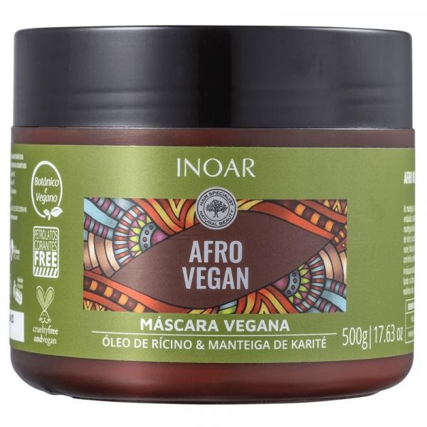 Inoar Afro Vegan Máscara Vegana 500g