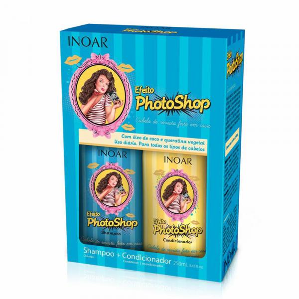 INOAR Efeito PHOTOSHOP Kit Shampoo e Condicionador - 2x250ml