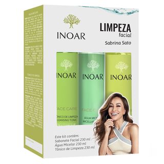 Inoar Face Care Kit - Sabonete + Água Micelar + Tônico Kit