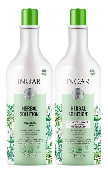 Inoar Herbal Solution Kit Shampoo + Condicionador 1000ml