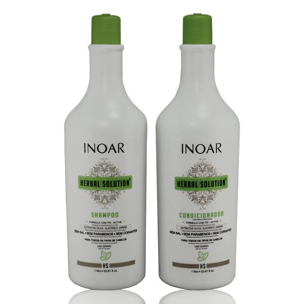 Inoar Herbal Solution Kit Shampoo e Condicionador - 2x1L