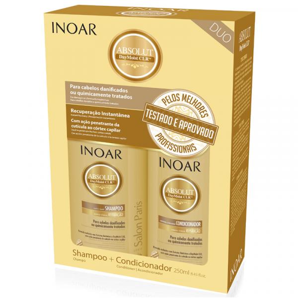 Inoar Kit Duo Absolut Day Moist Shampoo + Condicionador 250ml