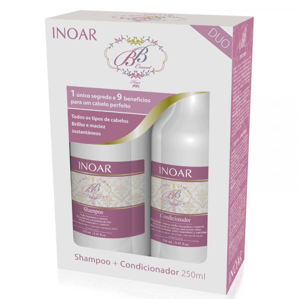 Inoar Kit Duo BB Cream Shampoo 250ml + Condicionador 250ml