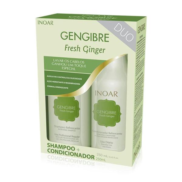 Inoar Kit Duo Gengibre Fresh Ginger Shampoo + Condicionador 250ml