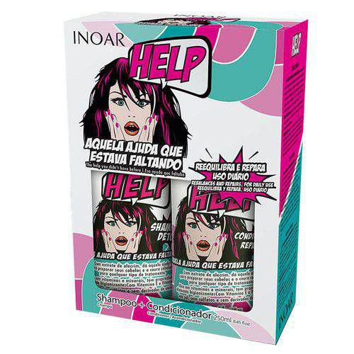 Inoar Kit Duo Help Shampoo Condicionador 2x250ml
