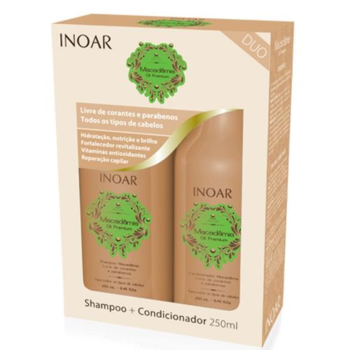 Inoar Kit Duo Macadâmia Shampoo + Condicionador 250ml
