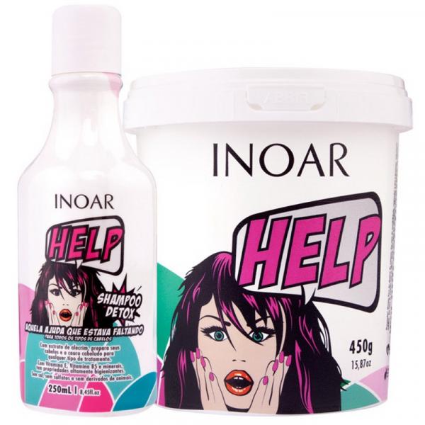 Inoar Kit Duo Shampoo + Mascara Help - Inoar