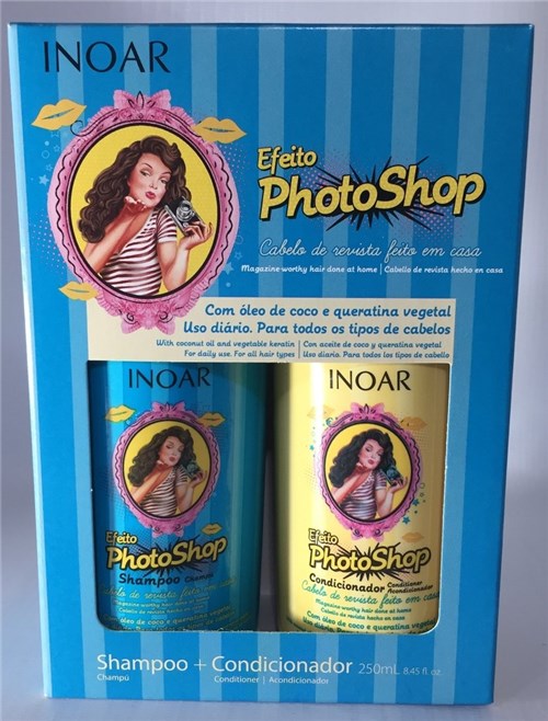 Inoar - Kit Efeito Photoshop Shampoo e Condicionador