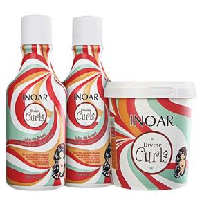 Inoar Kit Tratamento Divine Curls (3 Produtos)