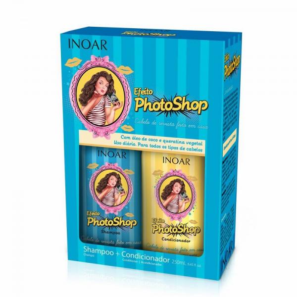 Inoar Photoshop Shampoo 250ml + Condicionador 250ml (2 Produtos) - Inoar