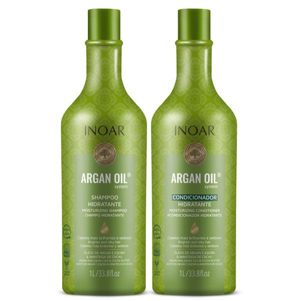 Inoar Shampoo + Condicionador (2 Produtos) Argan Oil Full