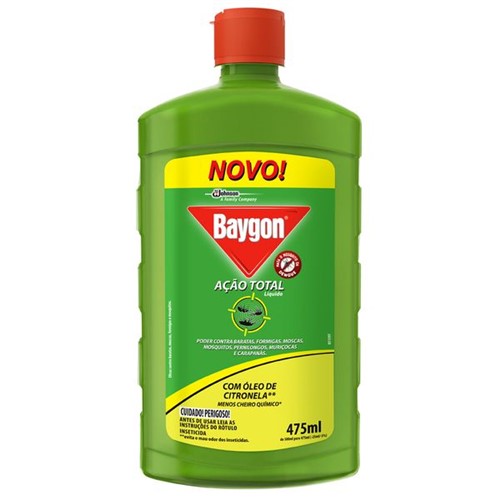 Inseticida Liquido Baygon 475ml Acao Tot Base Agua