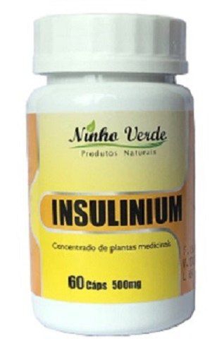 Insulinium 60 cáps. 500 mg. Ninho Verde