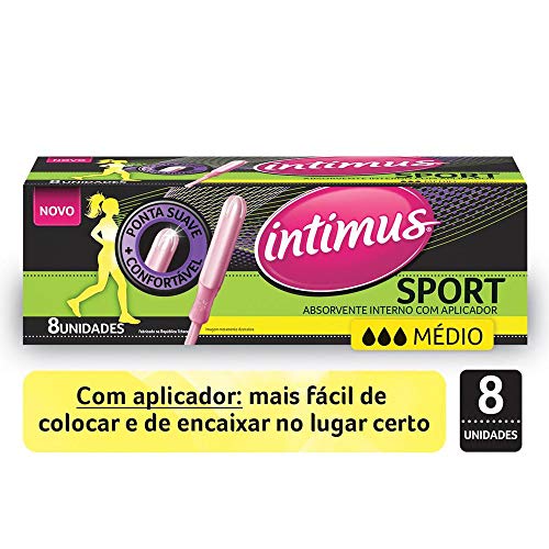 Intimus Absorvente Interno Sport Médio, 8 Unidades