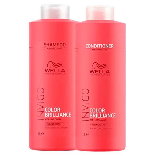 Invigo Color Brilliance Duo (2 Produtos) 1000ml - Kit Wella Professionals