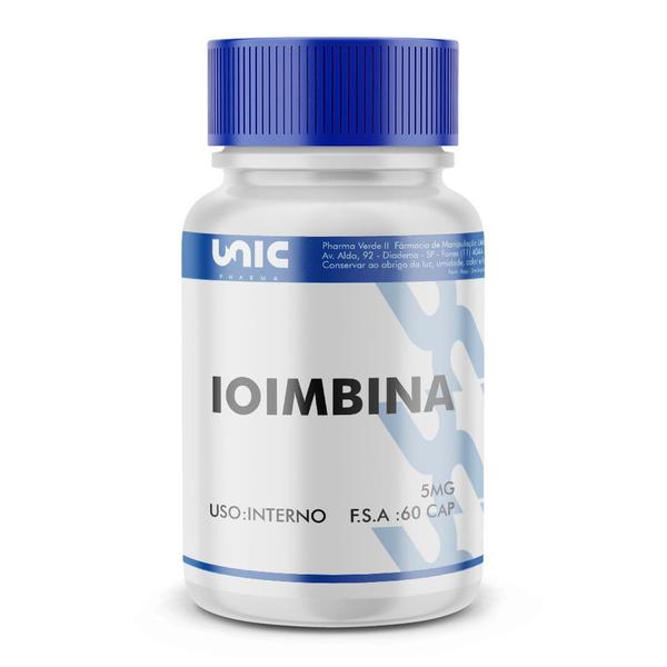IOIMBINA (YOHIMBINE) 5MG 60 CÁPSULAS Unicpharma