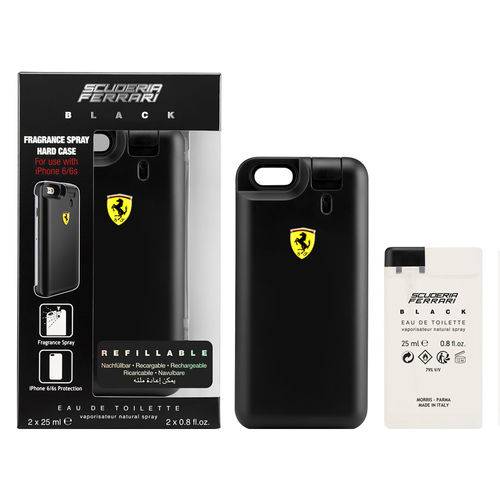 Iphone Cover Scuderia Ferrari Black Ferrari - Masculino - Eau de Toilette - Kits de Perfumes Refilável