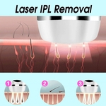 IPL Laser Depilador de Cabelo 5 Engrenagem Permanente Photon Rejuvenescimento Elétrico Removedor de Cabelo Indolor Para Unissex Multi Tipo Pele com Tender Pele Funct