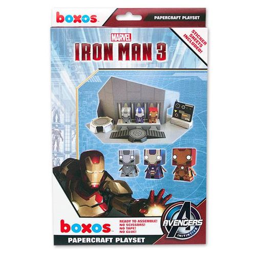 Iron Man - Papercraft Playset - Kit para Montar