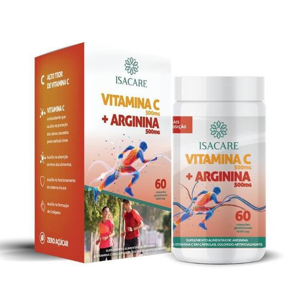 Isacare Vitamina C+Arginina 60 Cap