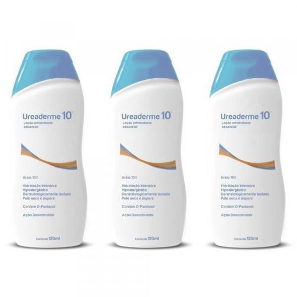 Isdin Ureaderme 10 Loção Rehidratante 120g (Kit C/03)