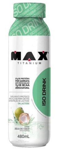 Iso Drink Agua de Coco 480ml - Max Titanium