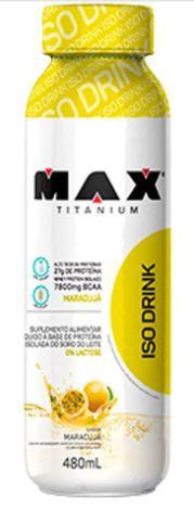 Iso Drink Maracujá 480ml - Max Titanium