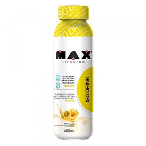 Iso Drink Max Titanium Maracujá 480ML Max Titanium