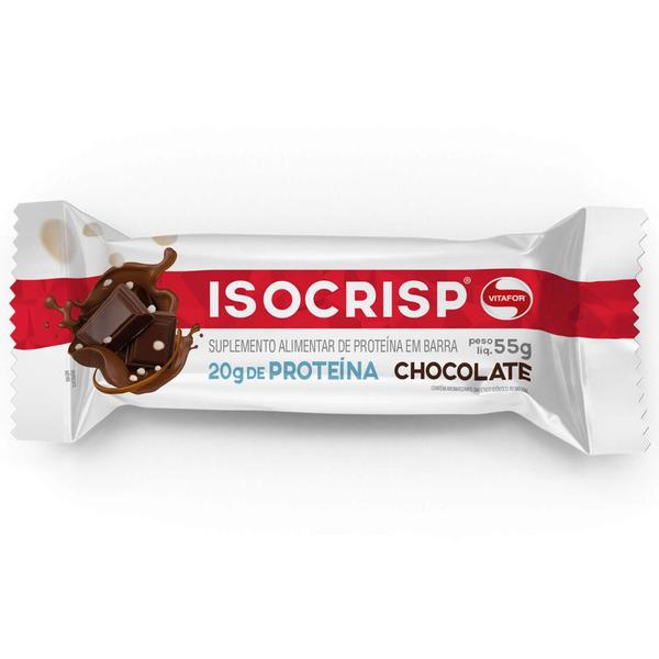 Isocrisp Whey Bar 1 Unidade 55g Chocolate Vitafor (37279)