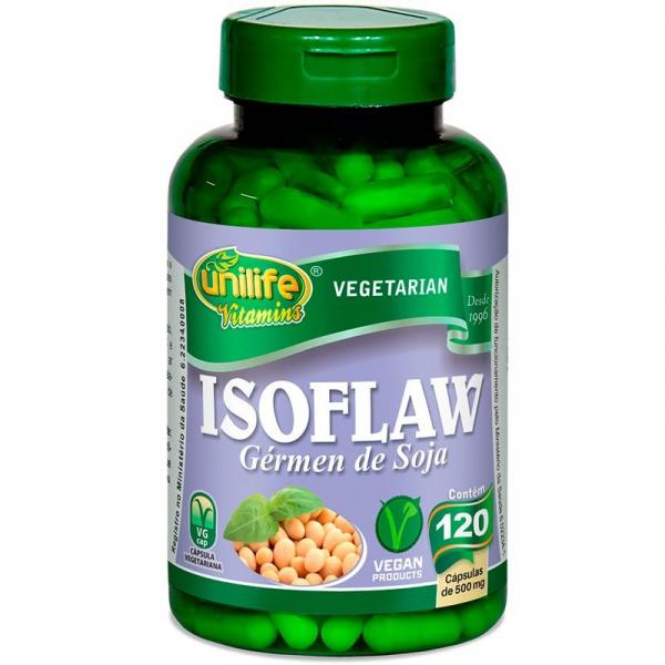 Isoflaw Germen de Soja Isoflavona 120 Cápsulas Unilife