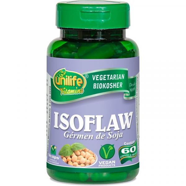 Isoflaw Germen de Soja Isoflavona 60 Cápsulas Unilife