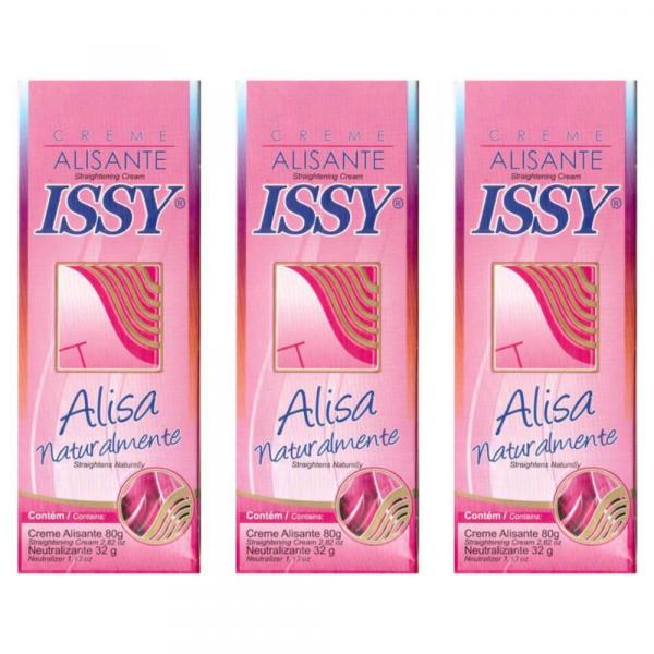 Issy Creme Alisante Naturalmente 112ml (Kit C/03)